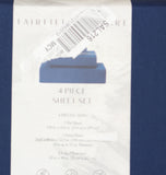 Fairfield Square Solid Easy Care 4-Piece. Sheet Set 2000007160 Navy Blue King
