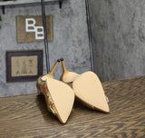 Katy Perry Womens Revival Bow Pointed Toe Pumps KP2947 Gold Yellow 5.5M
