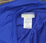 Michael Michael Kors Womens Halter Tankini Swim Top MM7M760 Bright Royal Blue L