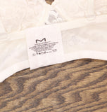 Maidenform Womens Pure Comfort Lace Bralette Soft Cup 23020250273 White 36A