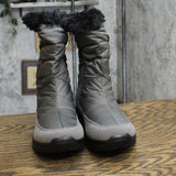 Easy Street Women's Cuddle Fuzzy Waterproof Boots CUDDLEGREY Gray 8.5M