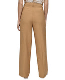 DKNY Womens High-Rise Sueded Side Pocket Canvas Pants UE5P8047 Whiskey Brown 12