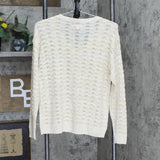 LC Lauren Conrad Womens Knit Button Front Sweater 166173be6c7ede Light Brown S