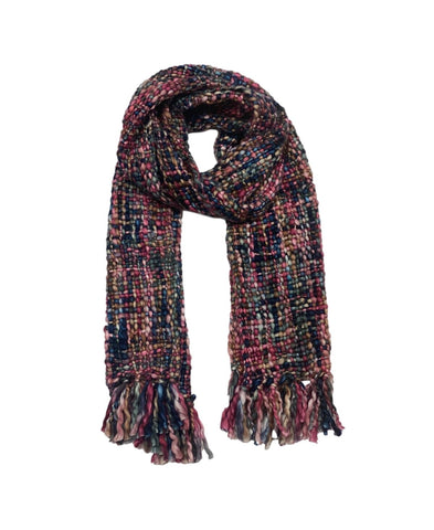 Feelgoodz Yarn Artisan Woven Stella Winter Scarf Amador Black Multi One Size
