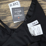 Bar III Womens Resort Solids Ring-Detail Bikini Top MBRS24101 Black S