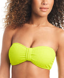 Bar III Womens Convertible Bandeau Bikini Top MBBG24144 Sunny Lime Green XS