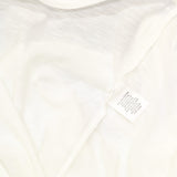 Ny Collection Womens Petite Short Bell Sleeve Slubbed Top Slubb White PM