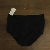 Swim Solutions High-Waist Swim Brief Bottom 525045X Black 22W