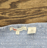 Levi's Adore Bustier Adjustable Strap Shirt Top Blue Indigo Floral Blue XL