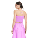 A New Day Womens Apron Tank Top 89947990 Purple L