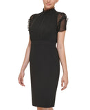 Vince Camuto Women's Signature Stretch Crepe Bodycon Dress VC2M3368 Black 10