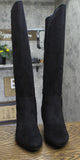 Lifestride Womens Gracie High Heeled Tall Boots G6347M1 Black 8W