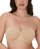 Bali Womens Coolest Smoothing Strapless Minimizer Bra Beige Brown 38D