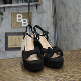 A New Day Womens Riah Platform Heels 88075207 Black 9M