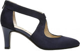 Lifestride Womens Giovanna 2 Open Side Pumps Heels 4530520_9_5_M Navy Blue 9.5M