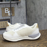 Vintage Havana Womens Judith Lace Up Low Top Sneakers JUDITH White / Gold 11M