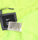 Nike Kids Boys Hooded Puffer Coat Jacket Dark Gray / Neon Yellow L