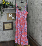 Knox Rose Womens A-Line Woven Unlined Dress 166816d2d6804d Red Multi 2XL