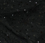 Halston Womens Sequined Embellished Jumpsuit HD4I1AUL Black 16