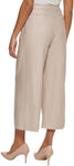 Calvin Klein Womens Petites Linen Knit Wide Leg Pants T22PE791
