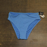 Bar III Womens High Leg High Rise Swim Bikini Bottom MBBG24548 Cobalt Blue M