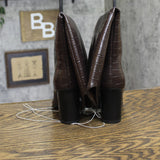 A New Day Womens Cairo Boots Block Heel Knee High 94568707 Brown 5M