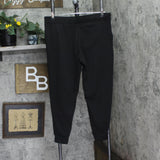 NY Collection Womens Plus Size Fleece Knit Sweatpants Black 1X