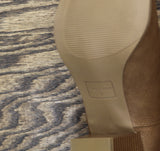 Sun + Stone Womens Pull On Elizaa Booties 10010962100 Cognac Brown 12M