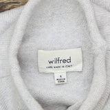 Wilfred Womens Rolled Mock Neck Pullover Long Sleeve Sweater Stone Brown S