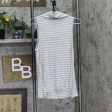 Ultra Flirt Juniors Knit Sleeveless Cowl-Neck Top 3C222MC Gray M