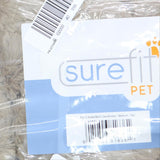 Surefit Pet 3-Sided Bolster Dog and Cat Pet Bed for Couch Tan Brown 28" x 32"