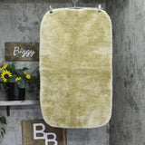 Garland Rug Plush Bathroom Rug Mat Set with Non-Slip Backing Linen Brown 3-Piece