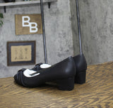 Easy Street Womens Eloise Dress Pump Block Heels ELOISE Navy Blue 7.5M