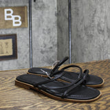 Universal Thread Women's Louie Strappy Slide Sandals 89885801 Black 9M