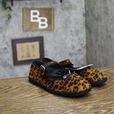 Universal Thread Mary Jane Flats with Memory Foam Insole Leopard Dark Brown 6.5M