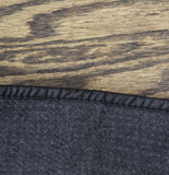 Aqua Woven Reversible Ruana Toggle Faux Leather Trim Charcoal Gray / Black