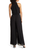Eliza J Womens Embellished Wide Leg Jumpsuit EJ2-0062 Black 10