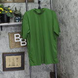 Cabelas Mens Knit Pique Wicking Short Sleeve Shirt Top Green L Tall