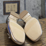 A New Day Womens Joy Ballet Pumps 90510964 Silver Gray 8.5M