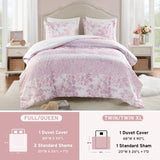 Intelligent Design Romantic Floral & Paisley 3-Piece Pink Floral Full / Queen