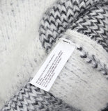 Woolrich X TGT Check Relaxed Button-Down V-Neck Cardigan Sweater Black / White M
