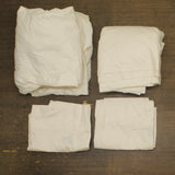 Charter Club Cool Hygro Cotton 400-TC 4-Piece Sheet Set Ivory Off White Queen