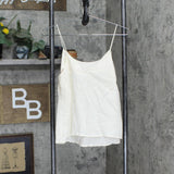 Nine West Womens Spaghetti Strap V-Neck Cami Camisole 166146e7d8a350 Ivory M