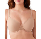 Wacoal Womens Shape Revelation Shallow Top Contour Underwire Bra Beige Brown 32C