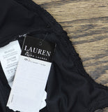 Lauren Ralph Lauren Square Neck Over-the-Shoulder One-Piece Swimsuit Black 12