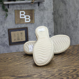 Clarks Drift Twist Wedge Slide Sandals 26181604 Cream Off White 8W