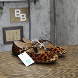 A New Day Tasmin Round-Toe Buckle Flats 94568232 Leopard Brown 9.5M