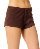Salt + Cove Juniors Metallic Swim Shorts SC251004CB Chocolate Chip Brown L
