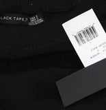 Black Tape Womens Textured Knit Stretchy Raglan-Sleeve Sweater 1927002 M Black S