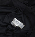 Siena Womens Ruffled V-Neck Ponte Bodycon Mini Dress SATP1725 Black 2